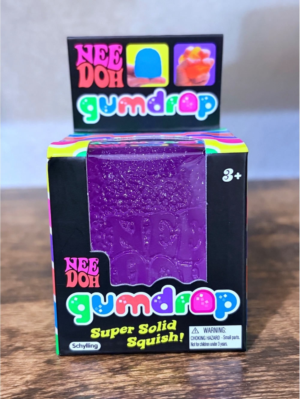 NeeDoh Gumdrop in Purple Authentic by Schylling